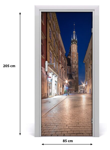 Fototapeta samoprzylepna na drzwi Kraków Polska