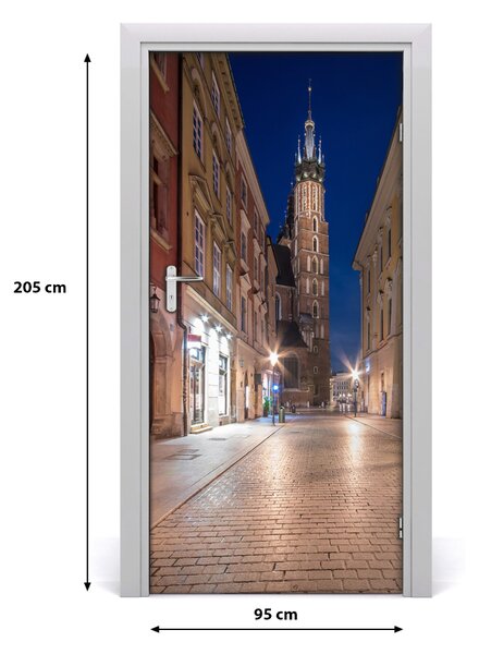 Fototapeta samoprzylepna na drzwi Kraków Polska