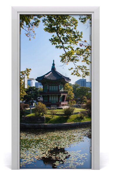 Naklejka na drzwi samoprzylepna Korea Południowa