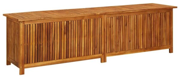 Skrzynia ogrodowa, 200 x 50 x 58 cm, lite drewno akacjowe