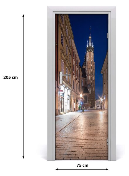 Fototapeta samoprzylepna na drzwi Kraków Polska