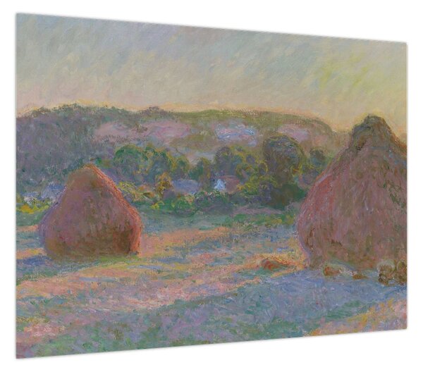 Obraz - Claude Monet, Stacks of Wheat (End of Summer) , reprodukcje (70x50 cm)