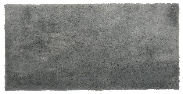 Dywan shaggy puszysty długie włosie do salonu 80x150 cm szary Evren Beliani