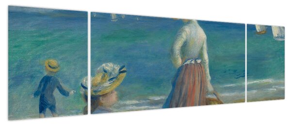 Obraz - Auguste Renoir, Figures on the Beach, reprodukcje (170x50 cm)