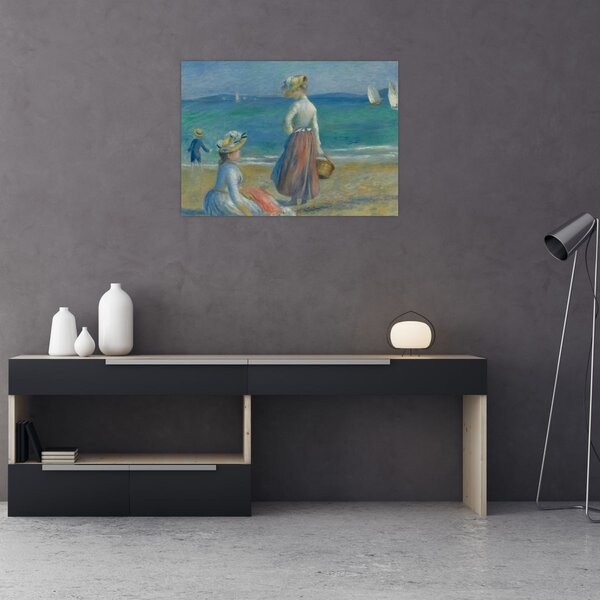Obraz - Auguste Renoir, Figures on the Beach, reprodukcje (70x50 cm)