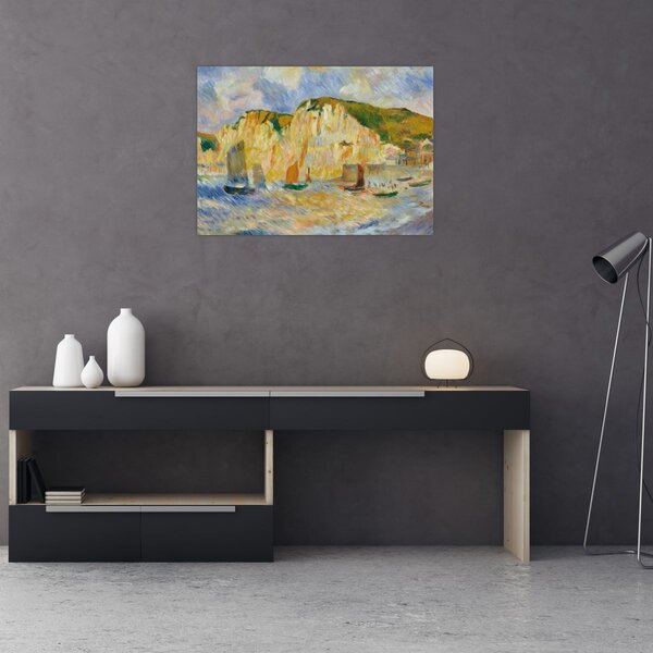 Obraz - Auguste Renoir, Sea and Cliffs, reprodukcje (70x50 cm)
