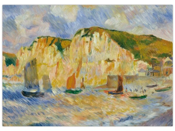 Obraz - Auguste Renoir, Sea and Cliffs, reprodukcje (70x50 cm)