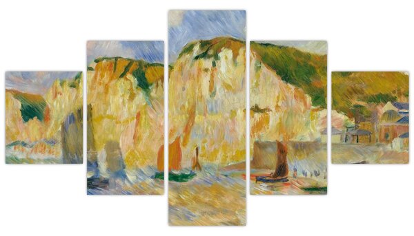 Obraz - Auguste Renoir, Sea and Cliffs, reprodukcje (125x70 cm)