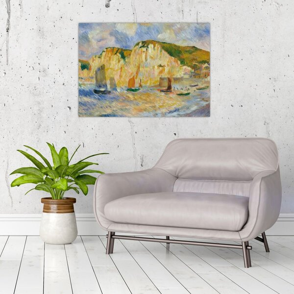 Obraz - Auguste Renoir, Sea and Cliffs, reprodukcje (70x50 cm)