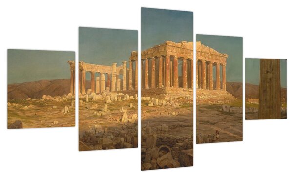 Obraz - Frederic Edwin Church, The Parthenon, reprodukcje (125x70 cm)