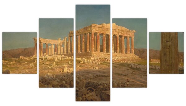 Obraz - Frederic Edwin Church, The Parthenon, reprodukcje (125x70 cm)