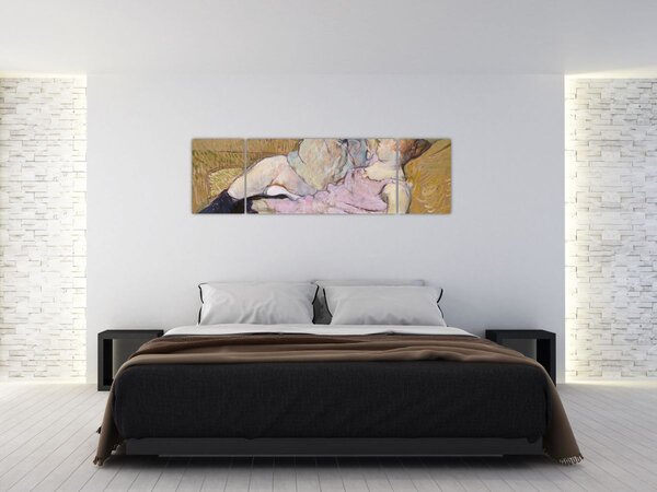 Obraz - Henri de Toulouse-Lautrec, The Sofa, reprodukcje (170x50 cm)