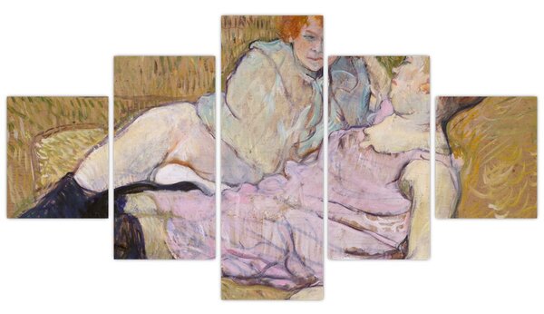 Obraz - Henri de Toulouse-Lautrec, The Sofa, reprodukcje (125x70 cm)