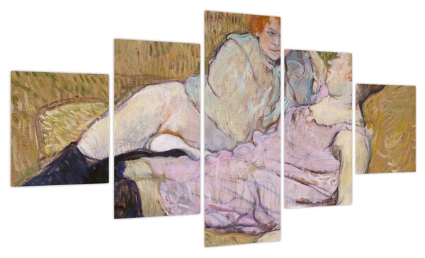 Obraz - Henri de Toulouse-Lautrec, The Sofa, reprodukcje (125x70 cm)
