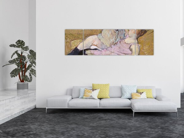 Obraz - Henri de Toulouse-Lautrec, The Sofa, reprodukcje (170x50 cm)