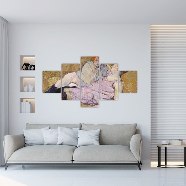 Obraz - Henri de Toulouse-Lautrec, The Sofa, reprodukcje (125x70 cm)
