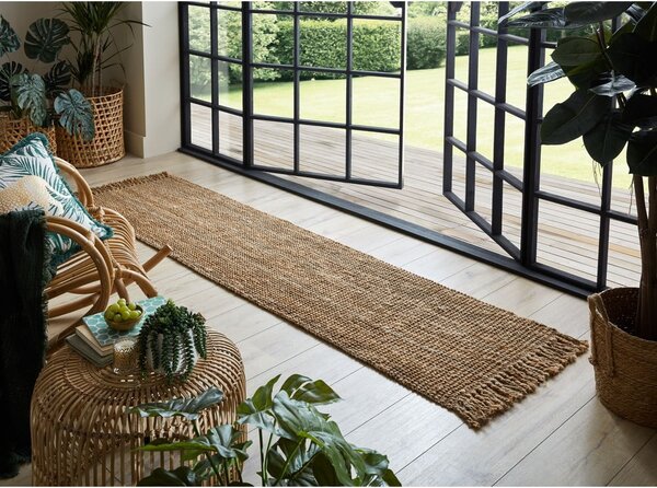 Chodnik z juty tkany ręcznie 60x150 cm Jute Boucle – Flair Rugs