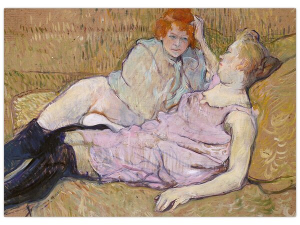 Obraz - Henri de Toulouse-Lautrec, The Sofa, reprodukcje (70x50 cm)
