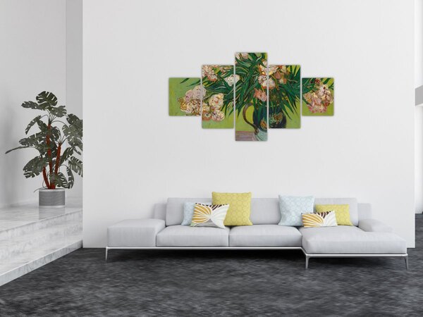 Obraz - Vincent van Gogh, Oleanders, reprodukcje (125x70 cm)