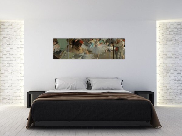 Obraz - Edgar Degas, The Dance Class, reprodukcje (170x50 cm)
