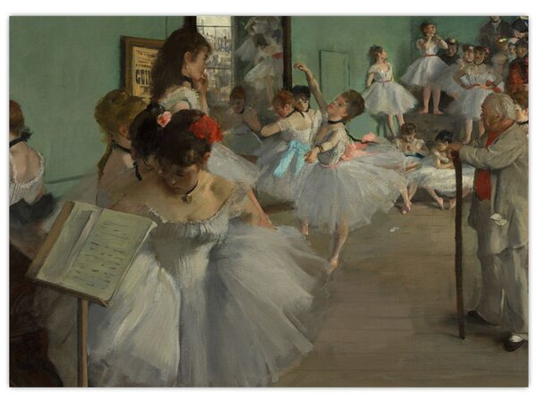 Obraz - Edgar Degas, The Dance Class, reprodukcje (70x50 cm)