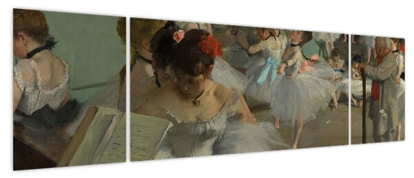 Obraz - Edgar Degas, The Dance Class, reprodukcje (170x50 cm)
