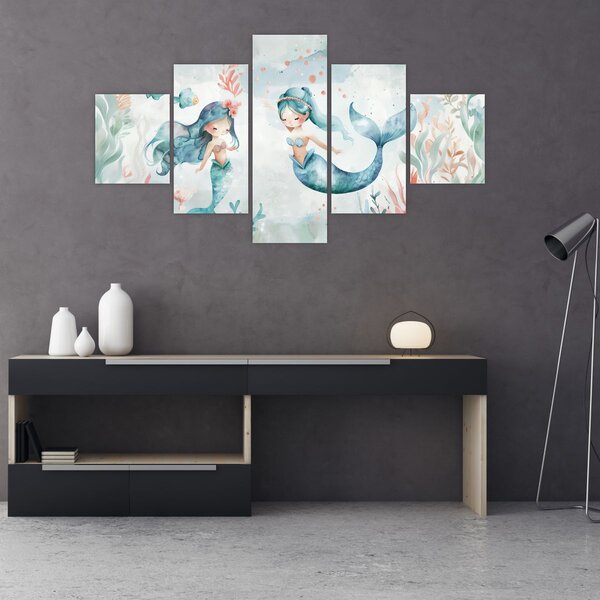 Obraz - Syreny (125x70 cm)