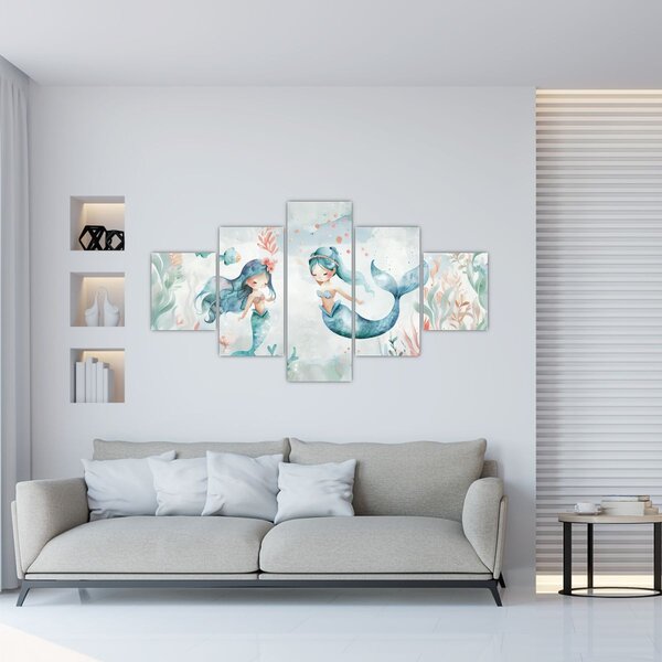 Obraz - Syreny (125x70 cm)