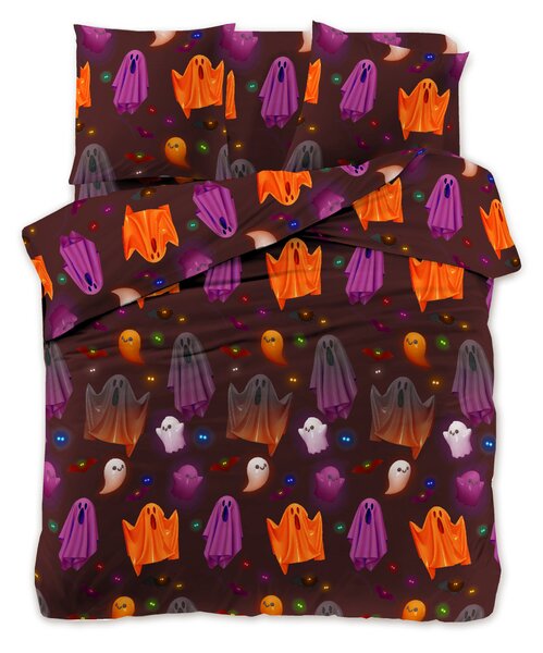 Pościel z mikrofibry SPOOKY SOIREE czarna Rozmiar pościeli: 2 szt 70 x 80 cm | 160 x 200 cm