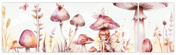 Obraz - Różowa wróżka (170x50 cm)
