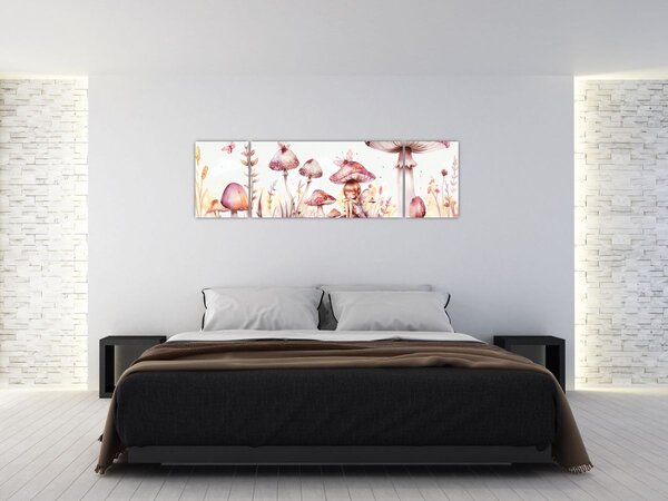 Obraz - Różowa wróżka (170x50 cm)