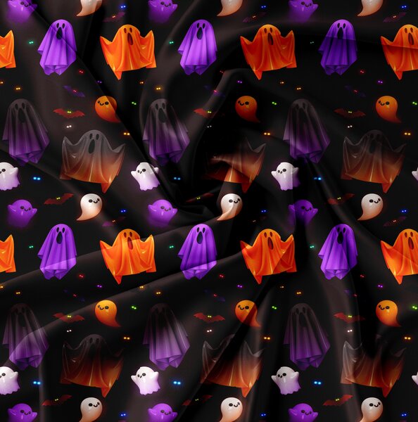 Pościel z mikrofibry SPOOKY SOIREE czarna Rozmiar pościeli: 2 szt 70 x 80 cm | 160 x 200 cm