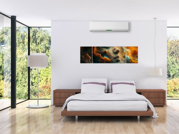 Obraz - Twarz w kosmosie (170x50 cm)