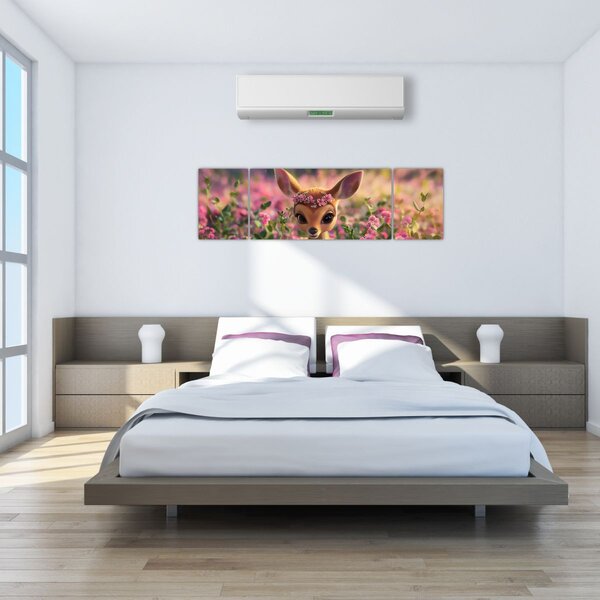 Obraz - Urocza sarna (170x50 cm)