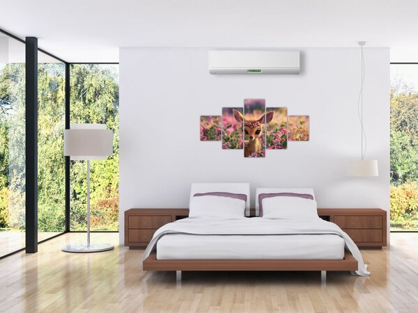 Obraz - Urocza sarna (125x70 cm)