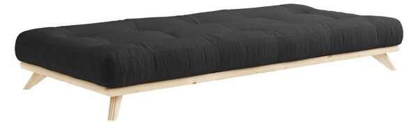 Łóżko jednoosoobowe z drewna sosnowego ze stelażem 90x200 cm Senza – Karup Design