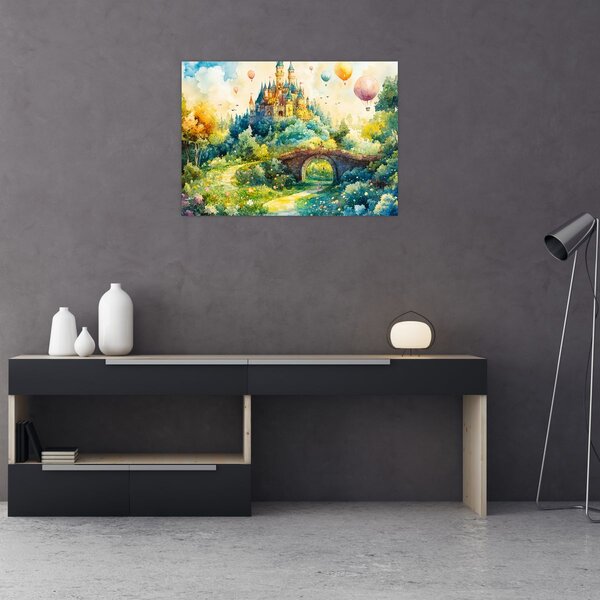 Obraz - Baśniowy zamek (70x50 cm)