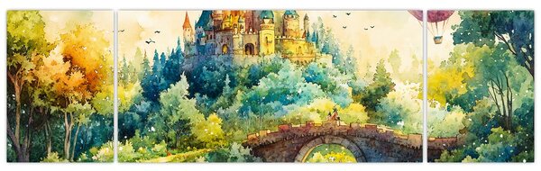 Obraz - Baśniowy zamek (170x50 cm)