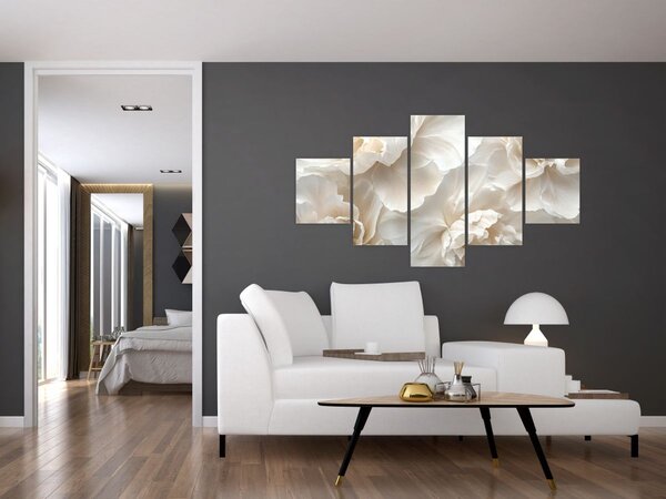 Obraz - Delikatne piwonie (125x70 cm)