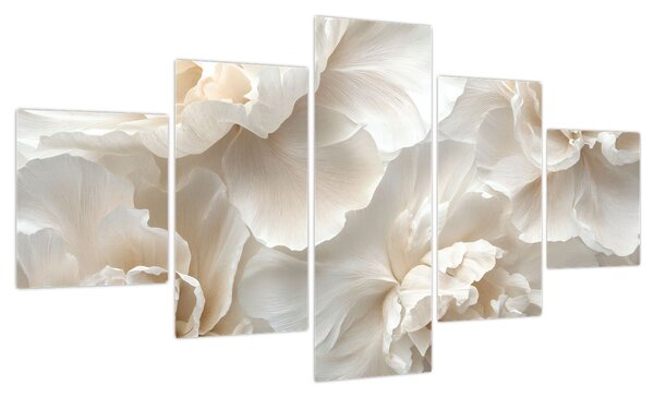 Obraz - Delikatne piwonie (125x70 cm)