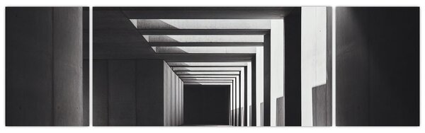 Obraz - Kwadratowy tunel (170x50 cm)