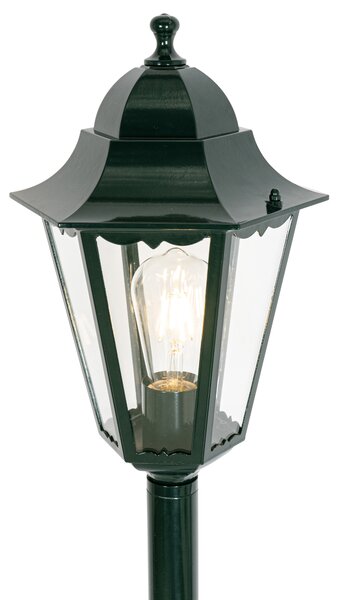 Klasyczna stojąca lampa zewnętrzna ciemnozielona 125 cm IP44 - Nowy Orlean