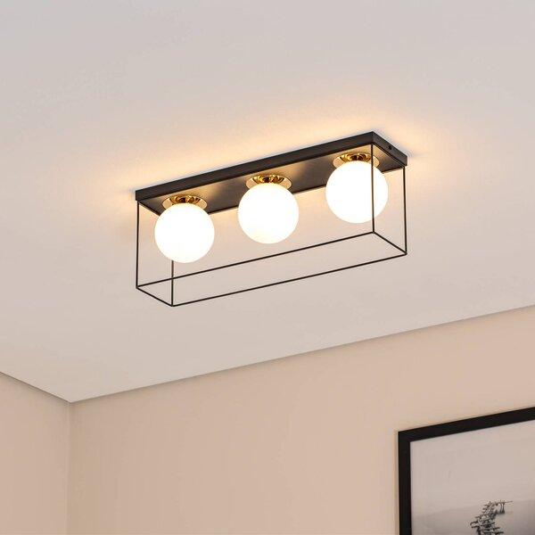 Lampa sufitowa Aroma SIGMA, możliwość ściemniania, czarny, przedpokój, metal, nowoczesny