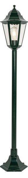 Klasyczna stojąca lampa zewnętrzna ciemnozielona 125 cm IP44 - Nowy Orlean