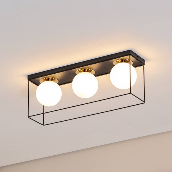 Lampa sufitowa Aroma SIGMA, możliwość ściemniania, czarny, przedpokój, metal, nowoczesny