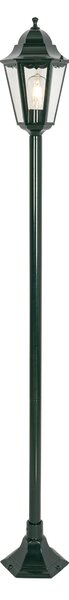 Klasyczna stojąca lampa zewnętrzna ciemnozielona 170 cm IP44 - Nowy Orlean