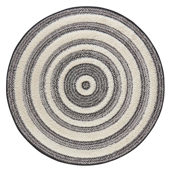 Szaro-biały dywan Mint Rugs Handira Circle, ⌀ 160 cm