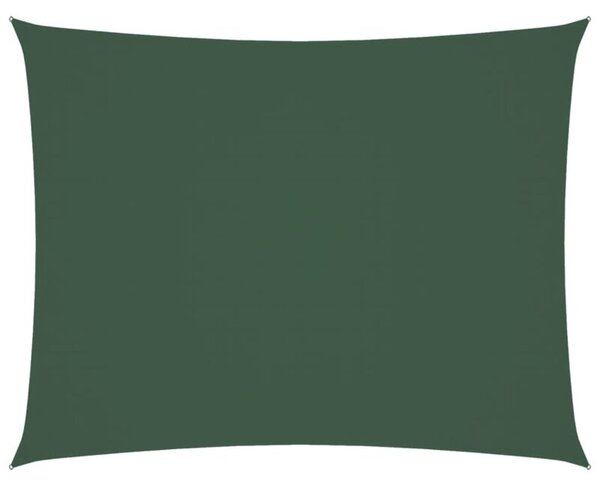 Prostokątny żagiel ogrodowy z tkaniny oxford, 4x5 m, zielony