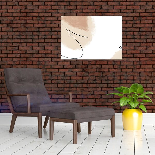Obraz - Biała abstrakcja (70x50 cm)