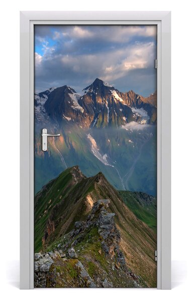 Naklejka fototapeta na drzwi Górskie szczyty